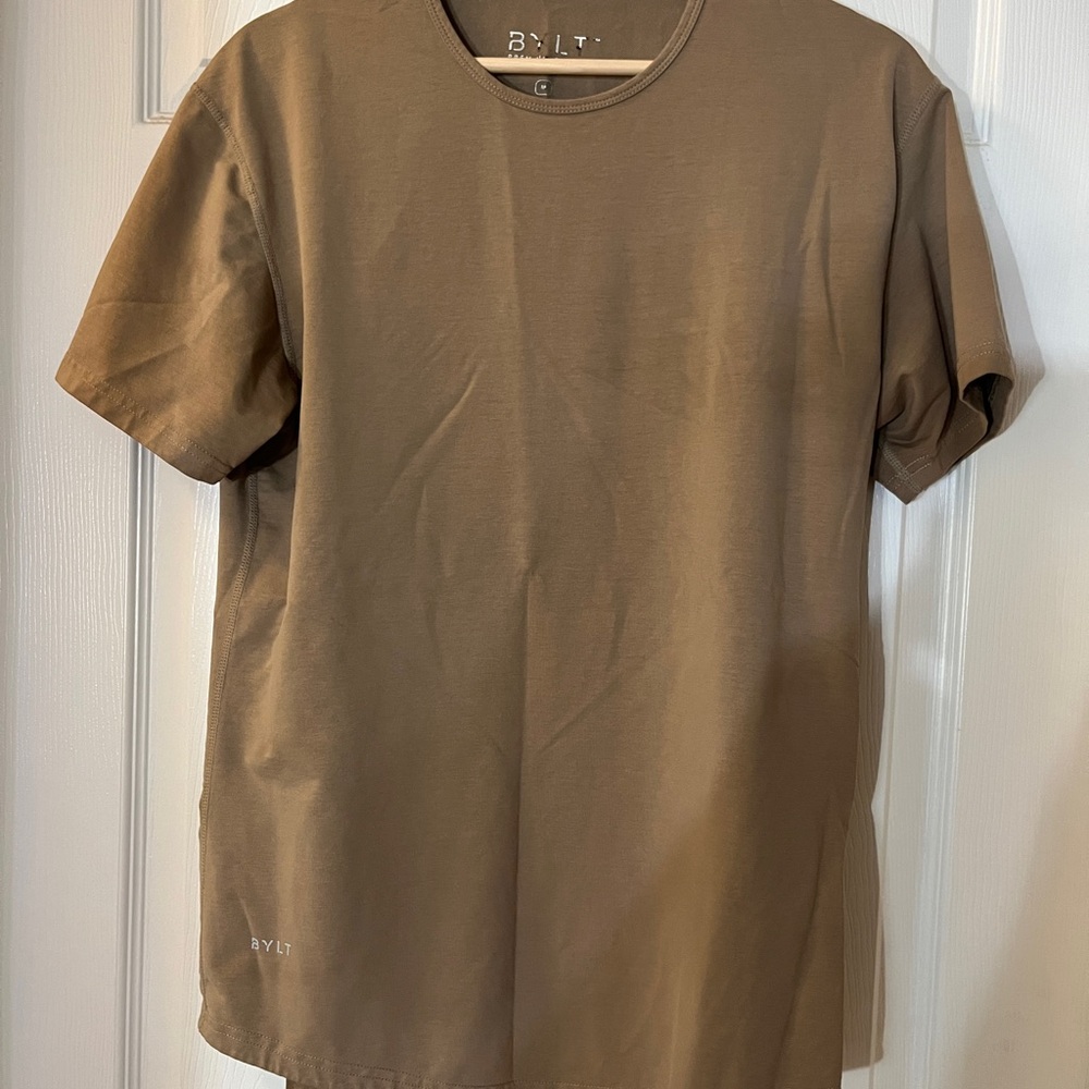 BYLT Basics Men's Tan Short Sleeve Tee